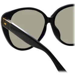 Linda Farrow - Katia Cat Eye Sunglasses in Black - LFL1417C3SUN - Linda Farrow Eyewear - Avvenice