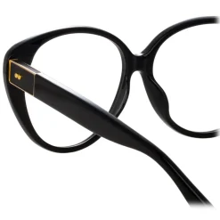 Linda Farrow - Katia Cat Eye Optical Glasses in Black - LFL1417C1OPT - Linda Farrow Eyewear - Avvenice