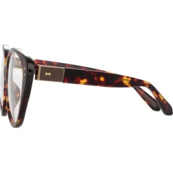 Linda Farrow - Katia Cat Eye Optical Glasses in Tortoiseshell - LFL1417C2OPT - Linda Farrow Eyewear - Avvenice