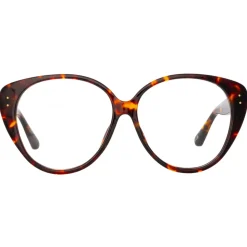 Linda Farrow - Katia Cat Eye Optical Glasses in Tortoiseshell - LFL1417C2OPT - Linda Farrow Eyewear - Avvenice