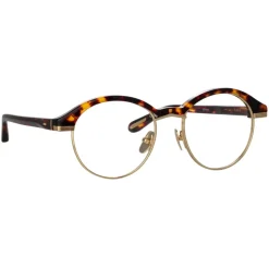 Linda Farrow - Keen Oval Optical Frame in Tortoiseshell - LFL1453C2OPT - Linda Farrow Eyewear - Avvenice