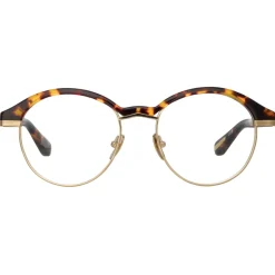Linda Farrow - Keen Oval Optical Frame in Tortoiseshell - LFL1453C2OPT - Linda Farrow Eyewear - Avvenice