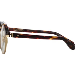 Linda Farrow - Keen Oval Optical Frame in Tortoiseshell - LFL1453C2OPT - Linda Farrow Eyewear - Avvenice