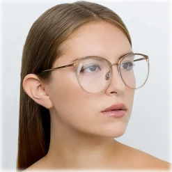 Linda Farrow - Kings Oversized Optical Glasses in Ash - LFL747C10OPT - Linda Farrow Eyewear - Avvenice