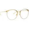 Linda Farrow - Kings Oversized Optical Glasses in Truffle - LFL747C25OPT - Linda Farrow Eyewear - Avvenice