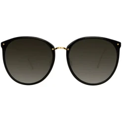 Linda Farrow - Kings Oversized Sunglasses in Black - LFLC747C1SUN - Linda Farrow Eyewear - Avvenice