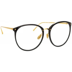 Linda Farrow - Kings Oversized Optical Glasses in Black - LFLC747C7OPT - Linda Farrow Eyewear - Avvenice