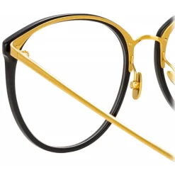 Linda Farrow - Kings Oversized Optical Glasses in Black - LFLC747C7OPT - Linda Farrow Eyewear - Avvenice