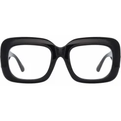 Linda Farrow - Lavinia C6 Rectangular Optical Frame in Black - LFL995C6OPT - Linda Farrow Eyewear - Avvenice