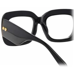 Linda Farrow - Lavinia C6 Rectangular Optical Frame in Black - LFL995C6OPT - Linda Farrow Eyewear - Avvenice