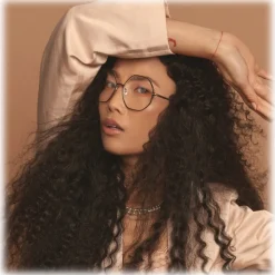 Linda Farrow - Leif Oversized Optical Glasses in Yellow Gold Black - LFL1148C6OPT - Linda Farrow Eyewear - Avvenice