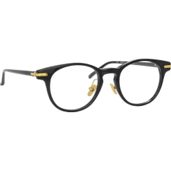 Linda Farrow - Linear Bay A D-Frame Optical Glasses in Tortoiseshell - LF25AC2OPT - Linda Farrow Eyewear - Avvenice