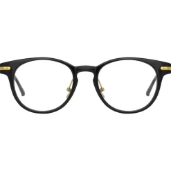 Linda Farrow - Linear Bay A D-Frame Optical Glasses in Tortoiseshell - LF25AC2OPT - Linda Farrow Eyewear - Avvenice