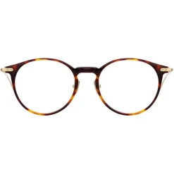 Linda Farrow - Linear Chevron A Oval Optical Glasses in Tortoiseshell - LF08AC3OPT - Linda Farrow Eyewear - Avvenice