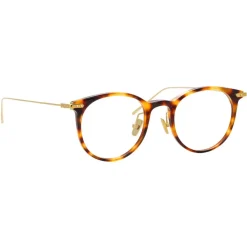 Linda Farrow - Linear Childs D-Frame Optical Glasses in Tortoiseshell - LF03C9OPT - Linda Farrow Eyewear - Avvenice