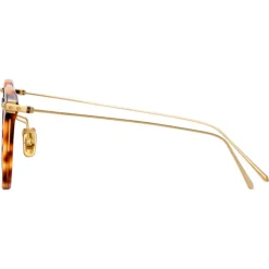 Linda Farrow - Linear Childs D-Frame Optical Glasses in Tortoiseshell - LF03C9OPT - Linda Farrow Eyewear - Avvenice