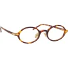 Linda Farrow - Linear Eaves A Oval Optical Glasses in Tortoiseshell - LF11AC2OPT - Linda Farrow Eyewear - Avvenice