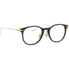 Linda Farrow - Linear Fuller A D-Frame Optical Glasses in Black - LF01AC1OPT - Linda Farrow Eyewear - Avvenice