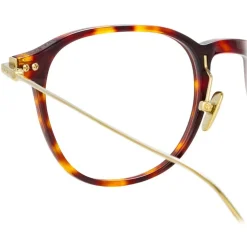 Linda Farrow - Linear Meier D-Frame Optical Glasses in Tortoiseshell - LF16C3OPT - Linda Farrow Eyewear - Avvenice