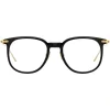 Linda Farrow - Linear Stern A Square Optical Glasses in Black - LF04AC1OPT - Linda Farrow Eyewear - Avvenice