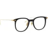 Linda Farrow - Linear Stern Square Optical Glasses in Black - LF04C1OPT - Linda Farrow Eyewear - Avvenice