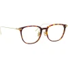 Linda Farrow - Linear Wright Rectangular Optical Glasses in Tortoiseshell - LF07C3OPT - Linda Farrow Eyewear - Avvenice