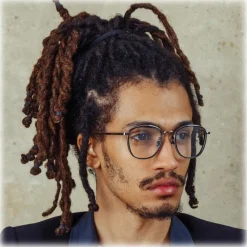 Linda Farrow - Maco Squared Optical Glasses in White Gold - LFL1220C2OPT - Linda Farrow Eyewear - Avvenice