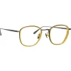 Linda Farrow - Maco Squared Optical Glasses in Nickel - LFL1220C4OPT - Linda Farrow Eyewear - Avvenice