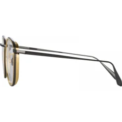 Linda Farrow - Maco Squared Optical Glasses in Nickel - LFL1220C4OPT - Linda Farrow Eyewear - Avvenice