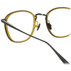Linda Farrow - Maco Squared Optical Glasses in Nickel - LFL1220C4OPT - Linda Farrow Eyewear - Avvenice