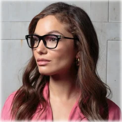 Linda Farrow - Mae A Cat Eye Optical Glasses in Ash - LF55AC3OPT - Linda Farrow Eyewear - Avvenice
