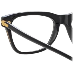 Linda Farrow - Mae A Cat Eye Optical Glasses in Black - LF55AC1OPT - Linda Farrow Eyewear - Avvenice