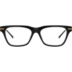 Linda Farrow - Mae A Cat Eye Optical Glasses in Black - LF55AC1OPT - Linda Farrow Eyewear - Avvenice