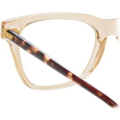 Linda Farrow - Mae Cat Eye Optical Glasses in Ash - LF55C3OPT - Linda Farrow Eyewear - Avvenice