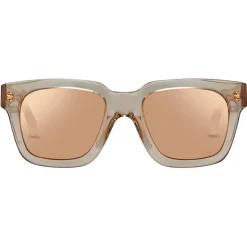 Linda Farrow - Max D-Frame Sunglasses in Ash - LFL71C83SUN - Linda Farrow Eyewear - Avvenice