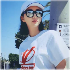 Linda Farrow - Max D-Frame Sunglasses in Black Silver - LFL71C50SUN - Linda Farrow Eyewear - Avvenice