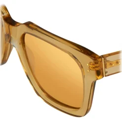 Linda Farrow - Max D-Frame Sunglasses in Dew - LFL71C84SUN - Linda Farrow Eyewear - Avvenice
