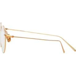 Linda Farrow - Mayne A Oval Optical Glasses in Rose Gold - LF33AC3OPT - Linda Farrow Eyewear - Avvenice