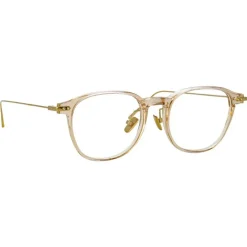 Linda Farrow - Meier D-Frame Optical Glasses in Brown - LF16C11OPT - Linda Farrow Eyewear - Avvenice