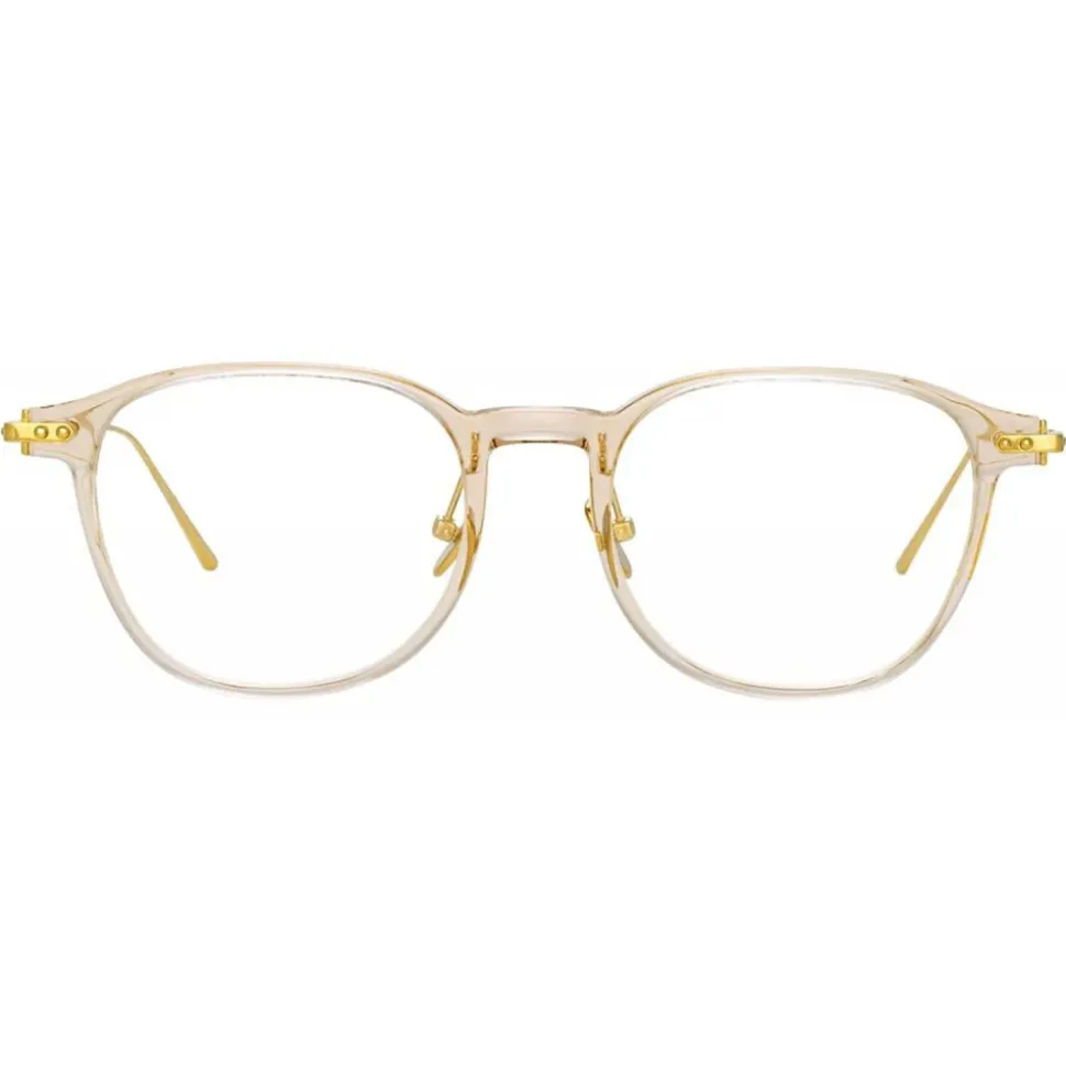Linda Farrow - Meier D-Frame Optical Glasses in Brown - LF16C11OPT - Linda Farrow Eyewear - Avvenice