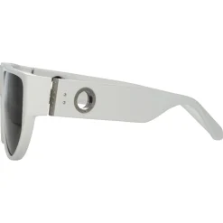 Linda Farrow - Men's Elodie Flat Top Sunglasses in White - LFL1302C4SUN - Linda Farrow Eyewear - Avvenice