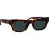 Linda Farrow - Men's Falck Rectangular Sunglasses in Tortoiseshell - LFL1448C2SUN - Linda Farrow Eyewear - Avvenice