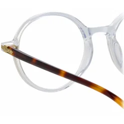 Linda Farrow - Merrick A Oval Optical Glasses in Nectarine - LF51AC4OPT - Linda Farrow Eyewear - Avvenice