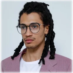 Linda Farrow - Merrick A Oval Optical Glasses in Ash - LF51AC5OPT - Linda Farrow Eyewear - Avvenice