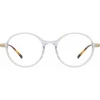 Linda Farrow - Merrick Oval Optical Glasses in Clear - LF51C3OPT - Linda Farrow Eyewear - Avvenice