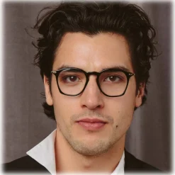 Linda Farrow - Mila Square Optical Glasses in Brown - LF52C4OPT - Linda Farrow Eyewear - Avvenice