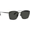 Linda Farrow - Milo Square Sunglasses in Matt Nickel - LFL1338C9SUN - Linda Farrow Eyewear - Avvenice