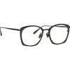 Linda Farrow - Milo Square Optical Frame in Matt Nickel - LFL1338C8OPT - Linda Farrow Eyewear - Avvenice