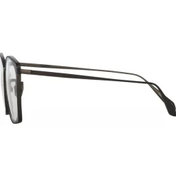 Linda Farrow - Milo Square Optical Frame in Matt Nickel - LFL1338C8OPT - Linda Farrow Eyewear - Avvenice