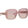 Linda Farrow - Mima Oversized Sunglasses in Lilac - LFL1401C3SUN - Linda Farrow Eyewear - Avvenice